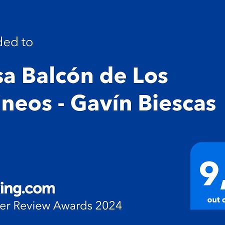 Casa Balcon De Los Pirineos - Gavin Biescas Extérieur photo